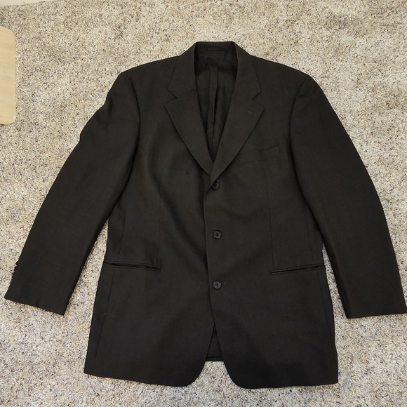 Hugo Boss Other - Hugo Boss Super 100 Wool Blazer Black Sport Coat Classic Tailored Jacket 42R 44R